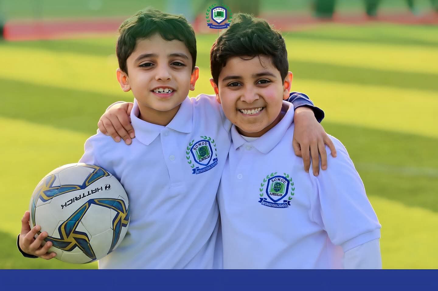 SAIS students playing football